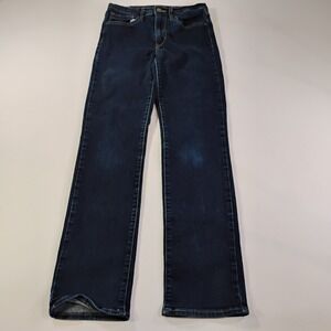 Levi's 724 High Rise Straight Women's 27 x 30 Dark Wash Blue Jeans